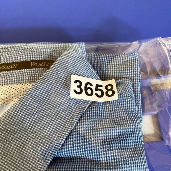 World Wide Sportsman Fishing Button Shirt Mens L/G Blue Bass Pro Shop RCR Racing - Picture 14 of 14